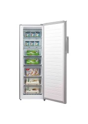 Midea Upright Freezer HS312FWES 227L Silver