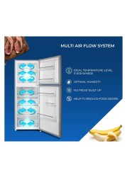 Westpoint Top Mount Refrigerator WNN3023ERI Silver 250L