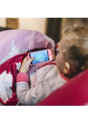 هاتف بورودو الذكي للأطفال بتقنية 4G، اتصال SOS، بطارية 700 مللي أمبير (24 ساعة استخدام، 48 ساعة في وضع الاستعداد)، شاشة 2.8 بوصة، تصميم متين وخفيف الوزن - وردي
