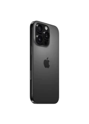 أبل آيفون 16 برو هاتف ذكي بمساحة ذاكرة 512 غيغابايت يدعم إتصال 5G - تيتانيوم أسود