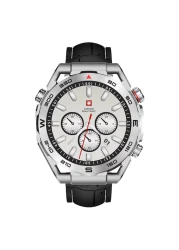 Swiss Military Dom 3 Smartwatch GPS Black and Victor 4 Truly Wireless Bluetooth In-Ear Earbuds Black with Replacement Straps