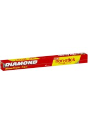 Diamond Aluminium Non-Stick Foil Silver 30sqft