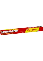Diamond Aluminium Non-Stick Foil Silver 30sqft