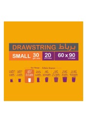 Enviro Care 30 Gallon Drawstring Black 20 Garbage Bags