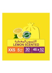 Enviro Care 5 Gallon Lemon Scented Roll Yellow 30 Garbage Bags