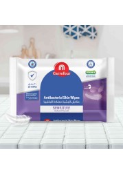 Carrefour Antibacterial Sensitive Skin Care Wipes White 20 Wipes