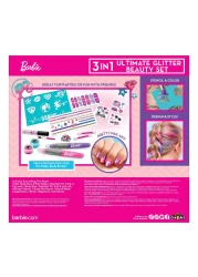 كريزارت باربي مجموعة 3 في 1 طقم الجمال البراق