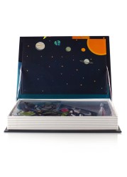Magnetic Book Space Puzzle for Kids