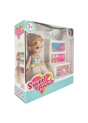 Sweet Annie Fashion Doll with Shoe Cabinet 6inch