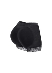 Women’s Padded Butt Lifter Shapewear, Push-Up Hip Enhancer Control Panties, Seamless Tummy Control Boyshorts with Removable Padding for Natural Curves