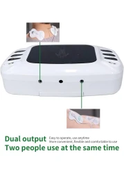 Multi-Function Digital Therapy Massager Machine - Electrotherapy Pain Relief, EMS TENS Therapy, Portable Electric Muscle Stimulator, Adjustable Intensity
