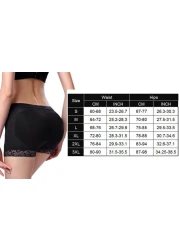 Aiwanto Large Butt Lifter Butt Lifting Underwear Shapewear Butt Lifting Hip Padded Shapewear Shorts (L)