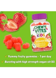 Chewy Vites High Strength Vitamin D3 400IU 60 Gummies