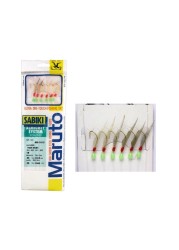 ماروتو سابيكي خطاف صيد طراز MS-1015 مقاس 10 - متعدد الألوان