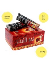 Go2camps Alshoala Charcoal, 100 PCs, Bakhoor Coal Hamil Al Musk