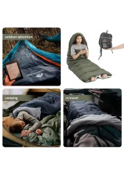 Naturehike Y150 Ultralight Cotton Sleeping Bag - Comfortable Outdoor Camping, Hiking, & Home Leisure Sleeping Bag Portable, Breathable & Lightweight