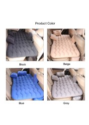 Generic-Car Inflatable Bed Air Mattress Universal Car Seat Bed Outdoor Camping Sleeping Pad Cushion Mat with 2 Air Pillows