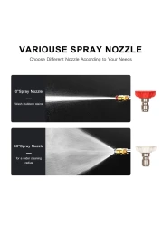 Generic-24V Cordless Portable Washer Electric High Pressure Cleaner Machine 200W 30Bar Lithium Battery Handheld Car Cleaning Device With Foam Generator Nozzle Water Pump