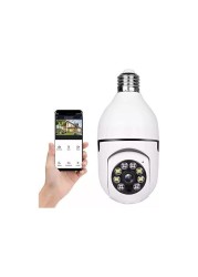 360° Wi-Fi Panorama Camera - Full HD 1080p Wireless Security Surveillance Indoor/Outdoor Motion Detection, Night Vision, Two-Way Audio