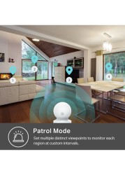 TP-LINK (KC115) Kasa Spot Indoor Wireless Surveillance Camera, 1080p, Pan and Tilt, Night Vision, 2-way Audio, 24/7 Recording