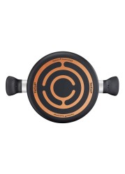 Tefal G6 Super Cook Stew Pot With Lid Black 30cm