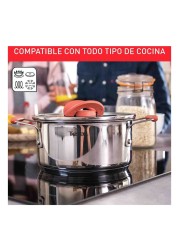 Tefal Optispace Stainless Steel Cooking Set 6 PCS