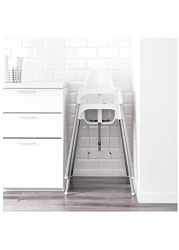 LANNY Baby High Chair JEICO with tray and seatbelt White