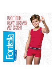 Fontella Cotton Underwear Set for Boy 800604 Red 4 Years