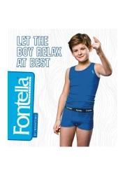 Fontella Cotton Underwear Set for Boy 800712 Blue 12 Years