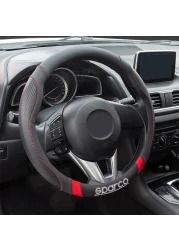 Sparco Steering Wheel Cover 38*8.2CM,Red Stripes