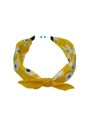 Aiwanto Hair Band for Girl's Yellow Head Band Party Office Cute Hair Clips