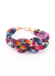 AnemosS Sailor's Knot Pink Rope Women's Bracelet