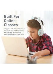 سماعة رأس لاسلكية للأطفال على طراز Kawaii من KidSafe