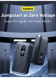 1000A UltraSafe Car Battery Jump Starter, 12V Battery Pack, Portable Charger with Jumper Cables for 4.0L Gasoline & 2.5L Diesel Engines, Built-in 10000mAh Power Bank, Compact & Reliable.