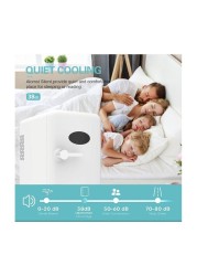 Portable Mini Fridge, 6-Can Compact Travel Refrigerator, AC/DC Thermoelectric Cooler and Warmer for Food, Drinks, Skincare, Beauty, Milk - Ideal for Travel, Car, Office, and Home