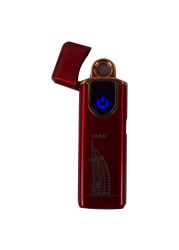 أهلاً الإمارات العربية المتحدة ولاعة عصرية بمنفذ USB قابلة للشحن بتصاميم متنوعة