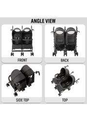 Teknum Twin Stroller Fellow - Black