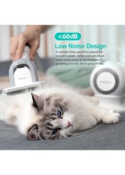 neabot Neakasa P1 Pro Pet Grooming Kit &amp; Vacuum Suction 99% Pet Hair,Professional Grooming Clippers 5 Proven Grooming Tools for Dogs Cats Other Animal