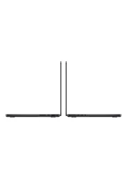 ابل ماك بوك برو 14 انش، 18 جيجابايت رام، 512 جيجابايت اس اس دي، اسود (شريحة ابل ام 3 برو، وحدة معالجة مركزية 11 نواة ووحدة معالجة رسومية 14 نواة، لوحة مفاتيح انجليزية/عربية، MRX33AB/A)