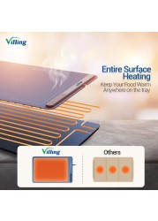 VILLING FOLDABLE FOOD WARMING TRAY - BLUE COLOUR