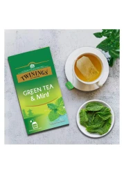 Twinings Green Tea and Mint Tea Bags 25 Tea Bags