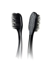 Colgate 360 Black Charcoal Medium Toothbrush With Tongue Cleaner 1 Pcs