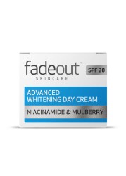 فيد آوت كريم متقدم لتبييض البشرة مع حماية SPF 25، لونه أبيض، 50 ملل