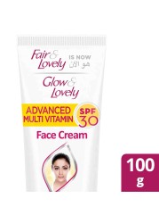 فير آند لفلي كريم الوجه مع فيتامينات متعددة متقدمة بعامل حماية من الشمس SPF 30 لبشرة متوهجة 100 غرام