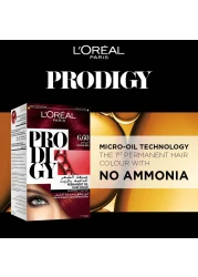 L'Oreal Paris Prodigy Ammonia-Free Permanent Oil Hair Colour 6.60 Intense Red