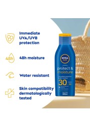 نيفيا صن لوشن للحماية والترطيب بعامل حماية من الشمس SPF 30، 200 ملل