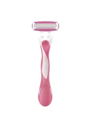 Schick Quattro Women Disposable Razor With Cartridge Multicolour 3 PCS