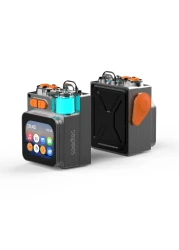 Porodo Soundtec Pocket Elite Speaker &amp; Dialer, 100Hz-20kHz Frequency Range, 1200mAh Battery, 5W Rated Power, Bluetooth 5.4, 2.64&quot; Touch Display, Micro SD Slot, HiFi Sound
