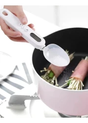 Kitchen Spoon Scale Electronic Food Weighing Tool &ndash; Digital Household Scale for Cooking, Baking, Portion Control, 0.1g Precision, Compact Design