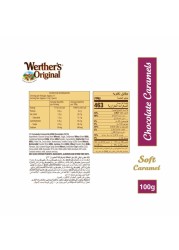Storck Werther&#39;s Original Soft Chocolate Caramel Toffees, 100g